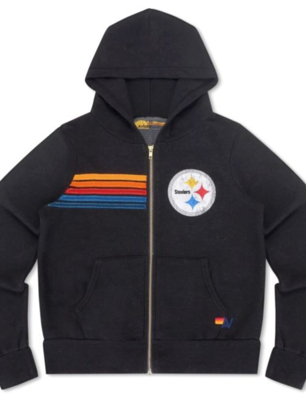 Pittsburgh Steelers Aviator Nation Full Zip Hoodie